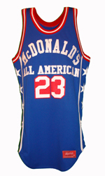Maillot/Jersey (front4) Michael Jordan 1981 Procut Mc Donald's All American